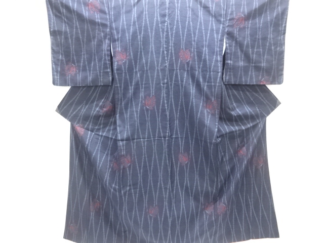Japanese Kimono / Tsumugi Omeshi Silk